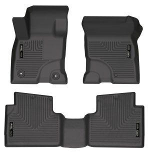 Ford Maverick Floor Mats - Front + Rear - Husky Liners - Weatherbeater - Black - 2022+ Ford Maverick Floor Mats - Front + Rear - Husky Liners - Weatherbeater - Black - 2022+